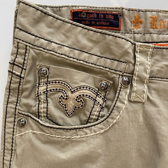 Rock Revival Modolo Khaki Jeans - Picture 3 of 12